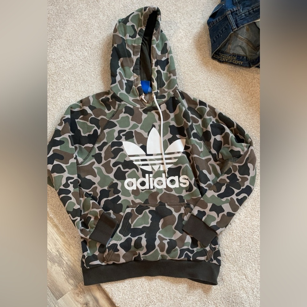 Adidas camo hoodie